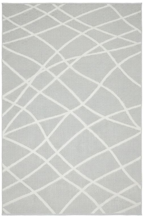 Miras bordo halı Modern Sisal Gri krem Halı - Görsel 1