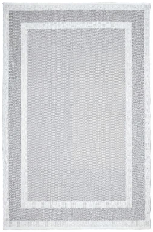 Miras bordo halı Modern Sisal Krem Çerçeveli - Görsel 1